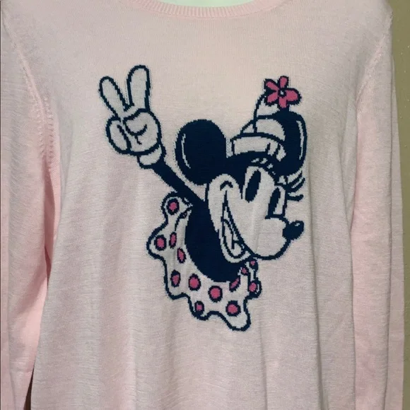 5. Disney Light Pink Sweater Top NWT - Picture 2 of 5